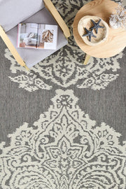 Long Island Sheen Brown Cream Rug