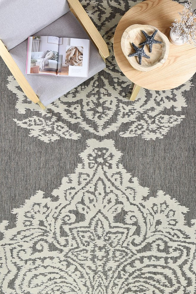 Long Island Sheen Brown Cream Rug