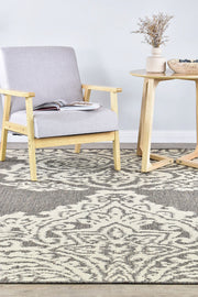 Long Island Sheen Brown Cream Rug
