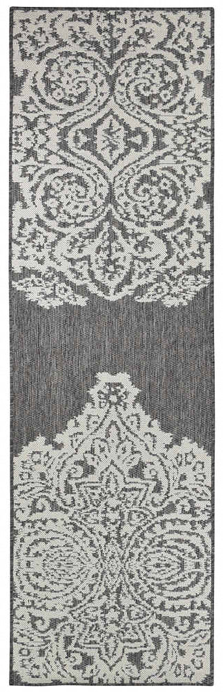 Long Island Sheen Brown Cream Rug