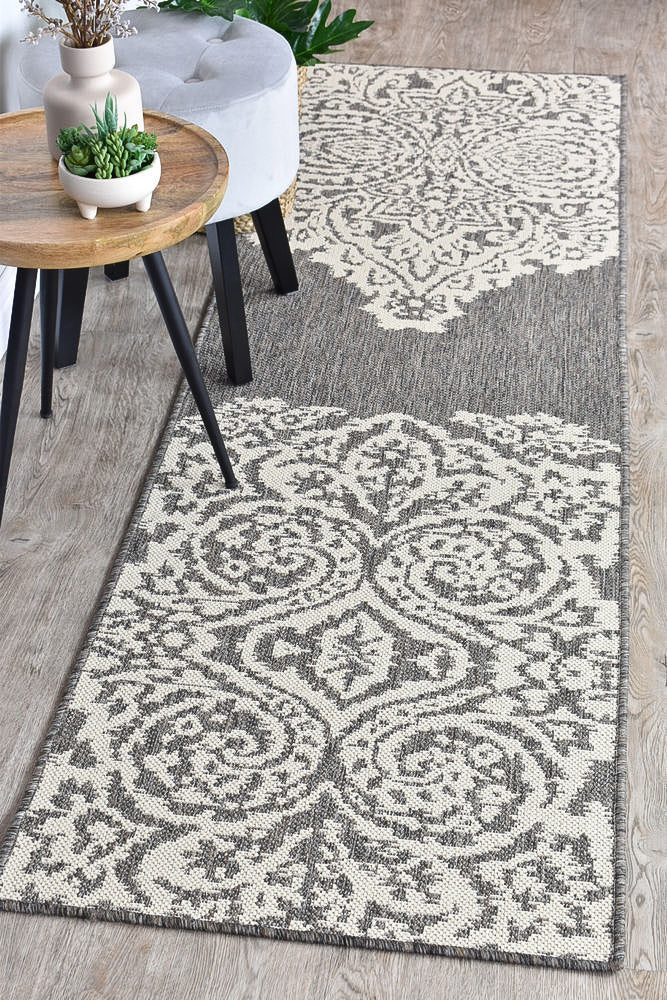 Long Island Sheen Brown Cream Rug