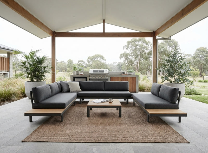 Lumina Indoor Outdoor Brown Rug