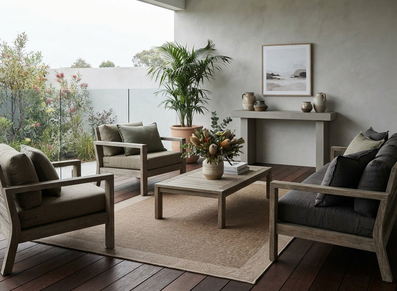 Lumina Indoor Outdoor Natural Rug