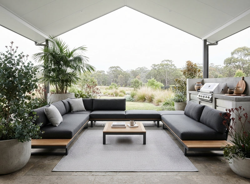 Lumina Indoor Outdoor Silver Rug
