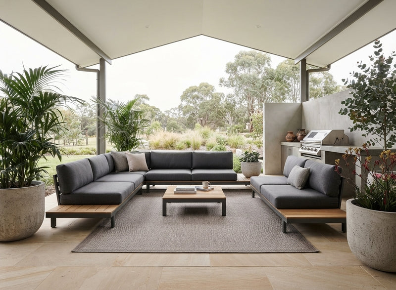 Lumina Indoor Outdoor Taupe Rug