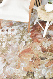 Designer Modern Lexington Beige Rust Rug