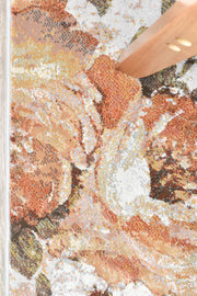 Designer Modern Lexington Beige Rust Rug