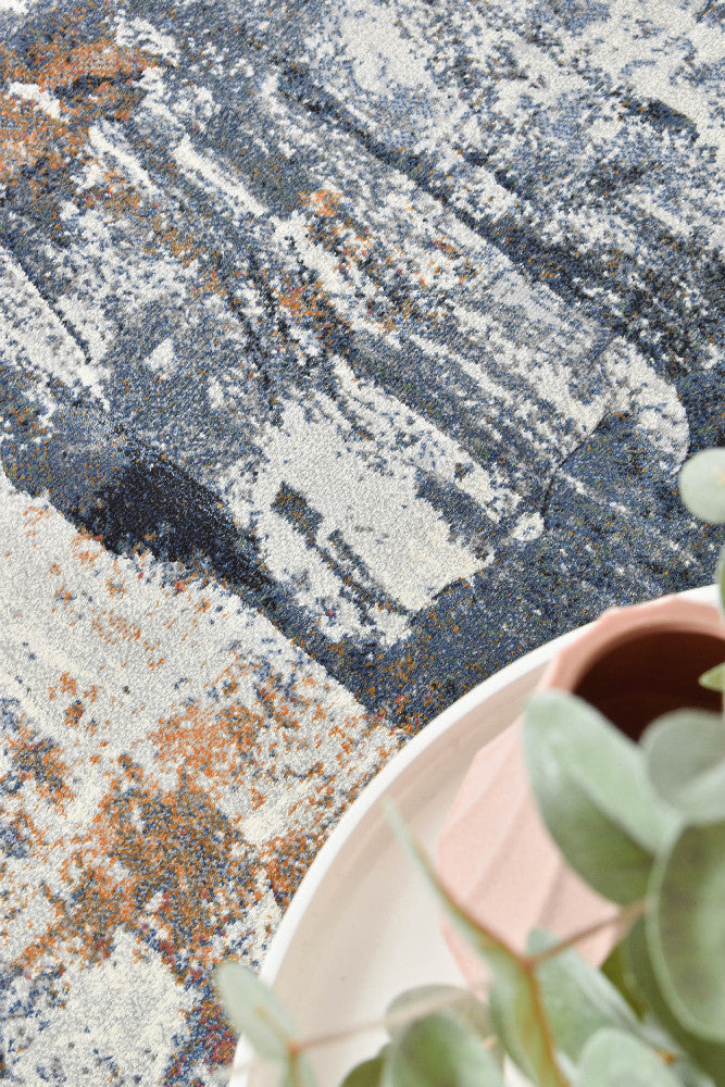 Designer Modern Sodalite Rug