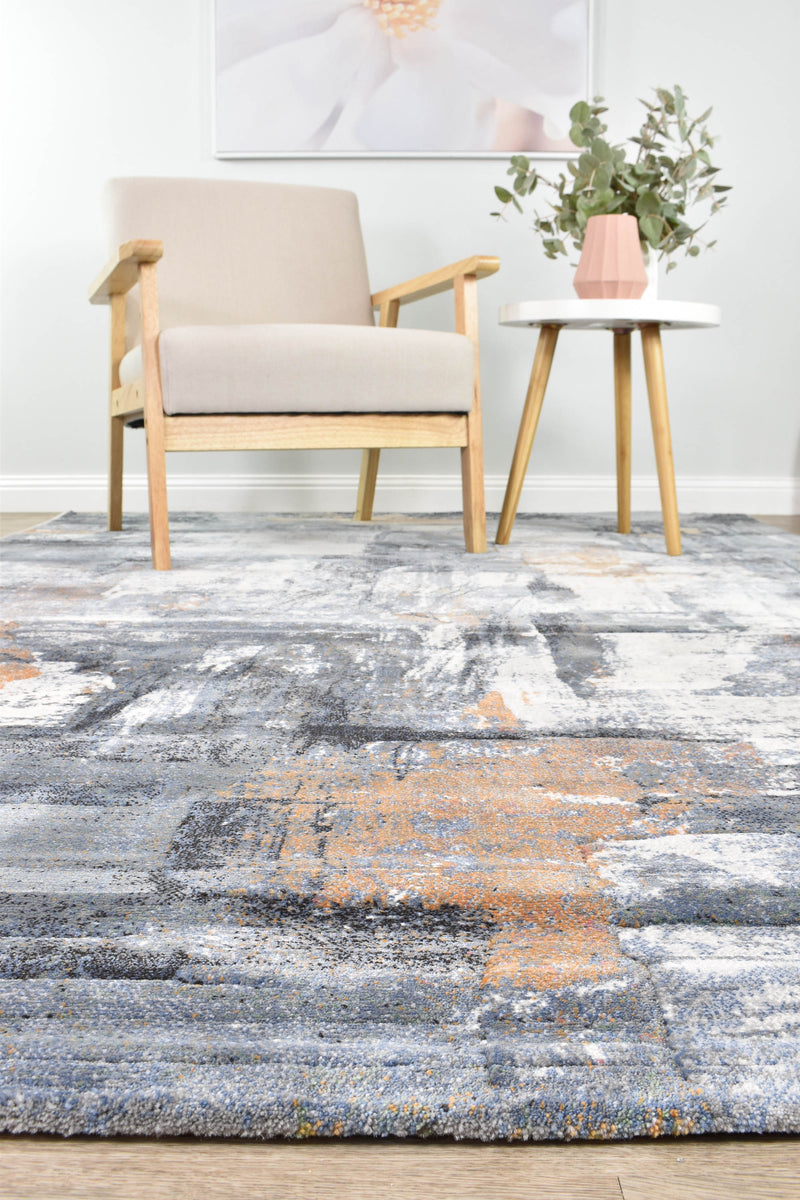 Designer Modern Sodalite Rug