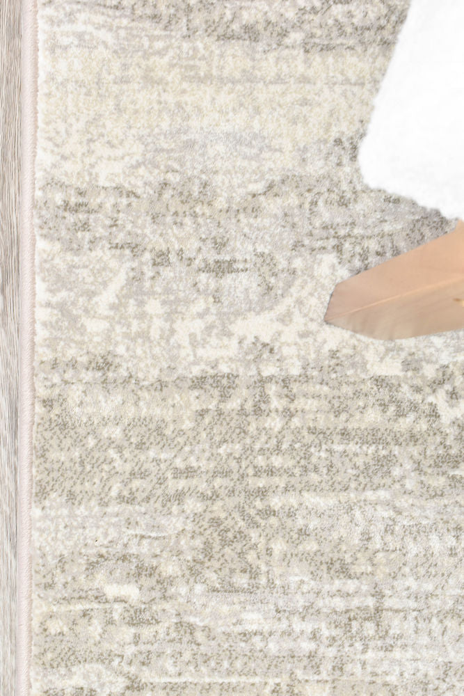 Designer Modern Dune Beige Runner Rug