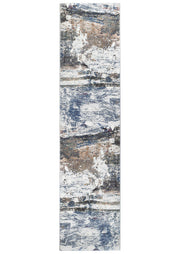 Designer Modern River Rock Runner Rug