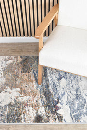 Designer Modern River Rock Runner Rug