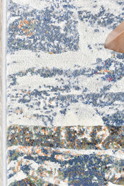 Designer Modern River Rock Runner Rug