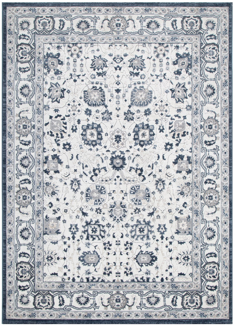Kekchi Floral Traditional Blue Rug