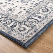 Kekchi Floral Traditional Blue Rug