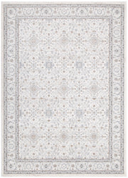 Kekchi Traditional Border Cream and Beige Rug