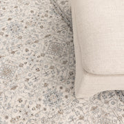 Kekchi Traditional Border Cream and Beige Rug