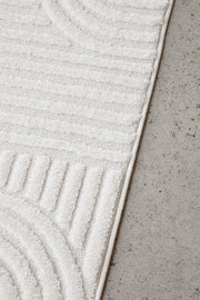 Marietta Diorite White Runner Rug