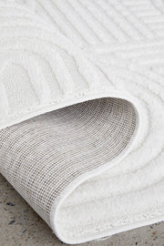 Marietta Diorite White Runner Rug