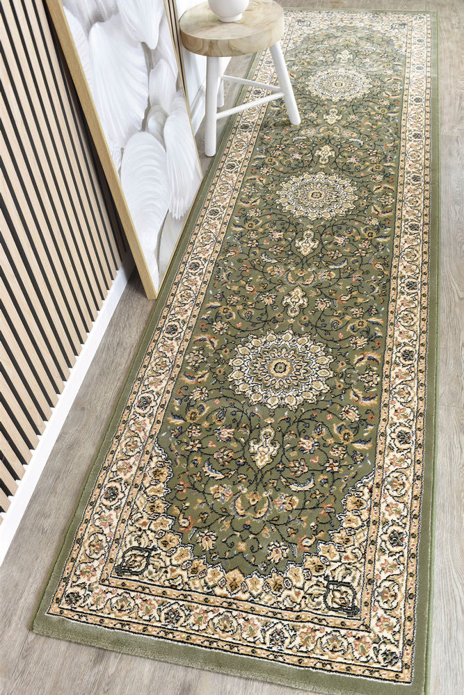 Michelan Angelo Green Rug