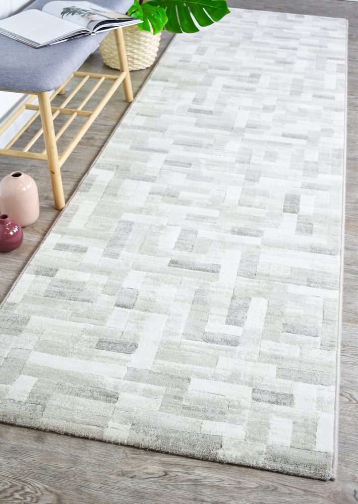 Designer Modern Mandela Runner Rug