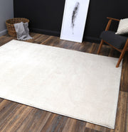 Mountainous Cream Plush Rug