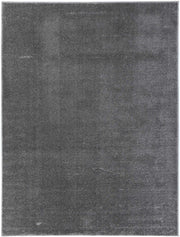 Mountainous Grey Plush Rug