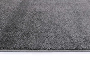 Mountainous Grey Plush Rug