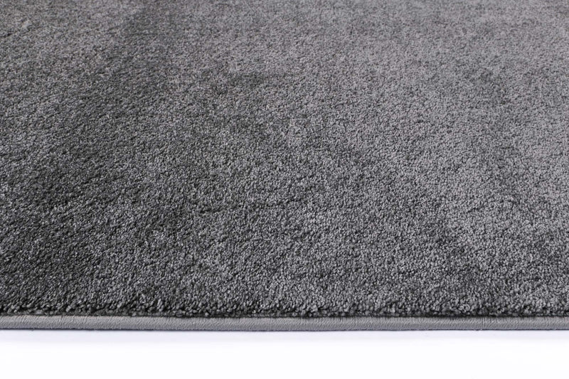 Mountainous Grey Plush Rug