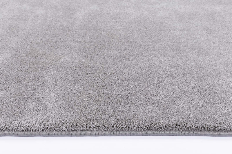Mountainous Silver Plush Rug
