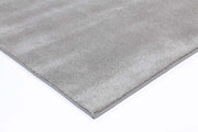 Mountainous Silver Plush Rug