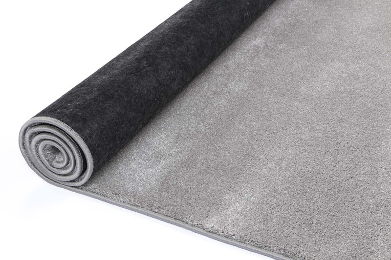Mountainous Silver Plush Rug