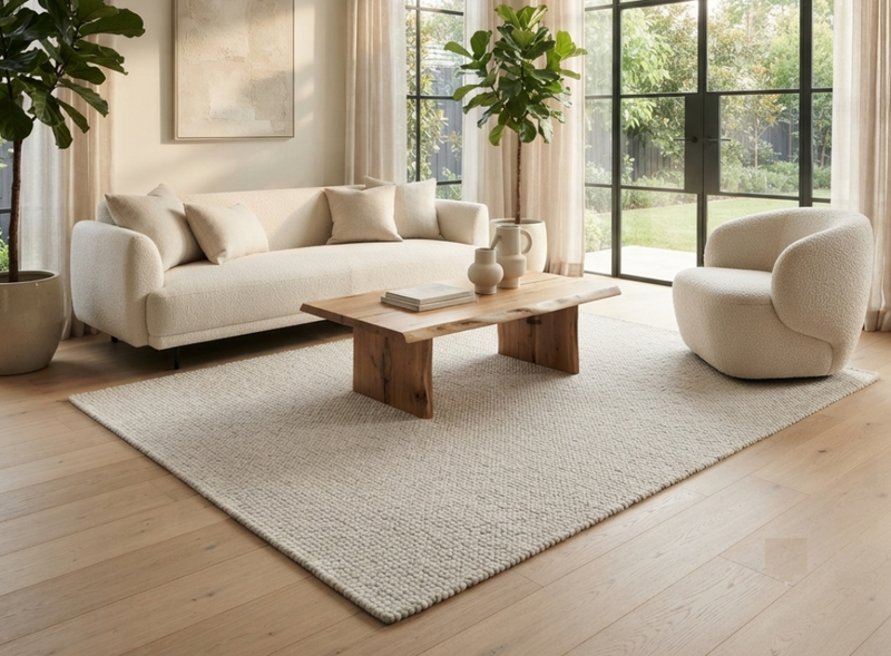Moon Silver Rug