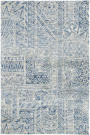 Amrish Newburg Navy Tribal Rug