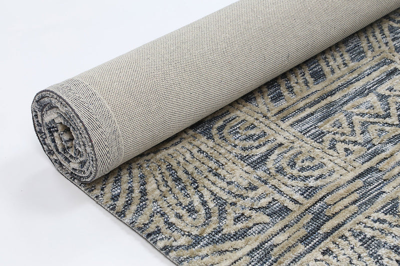 Amrish Newburg Anthracite Tribal Rug