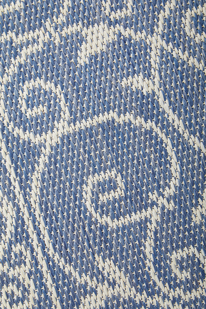 Newport Nautical Blue Runner Rug