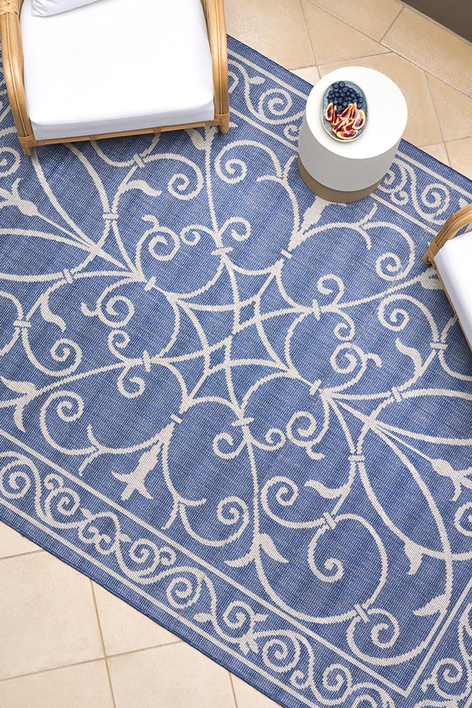 Portside Nautical Blue Rug