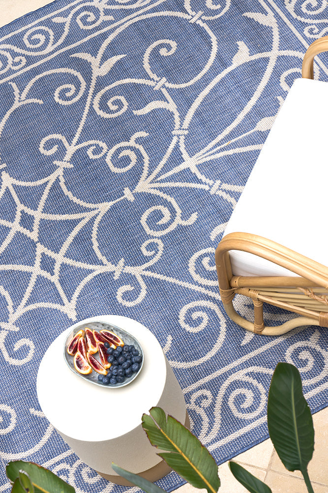 Portside Nautical Blue Rug