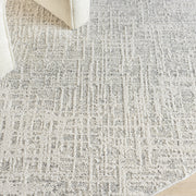 Mother Earth Linen Grey Round Rug