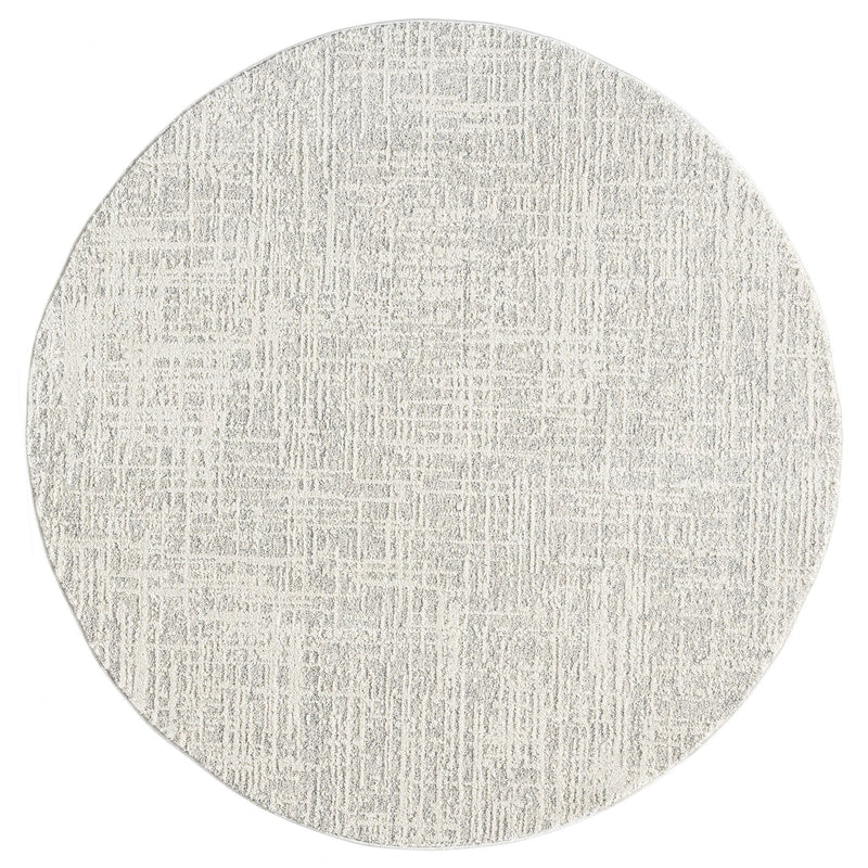 Mother Earth Linen Grey Round Rug