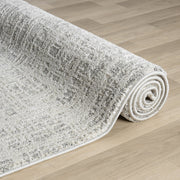Mother Earth Linen Grey Runner Rug
