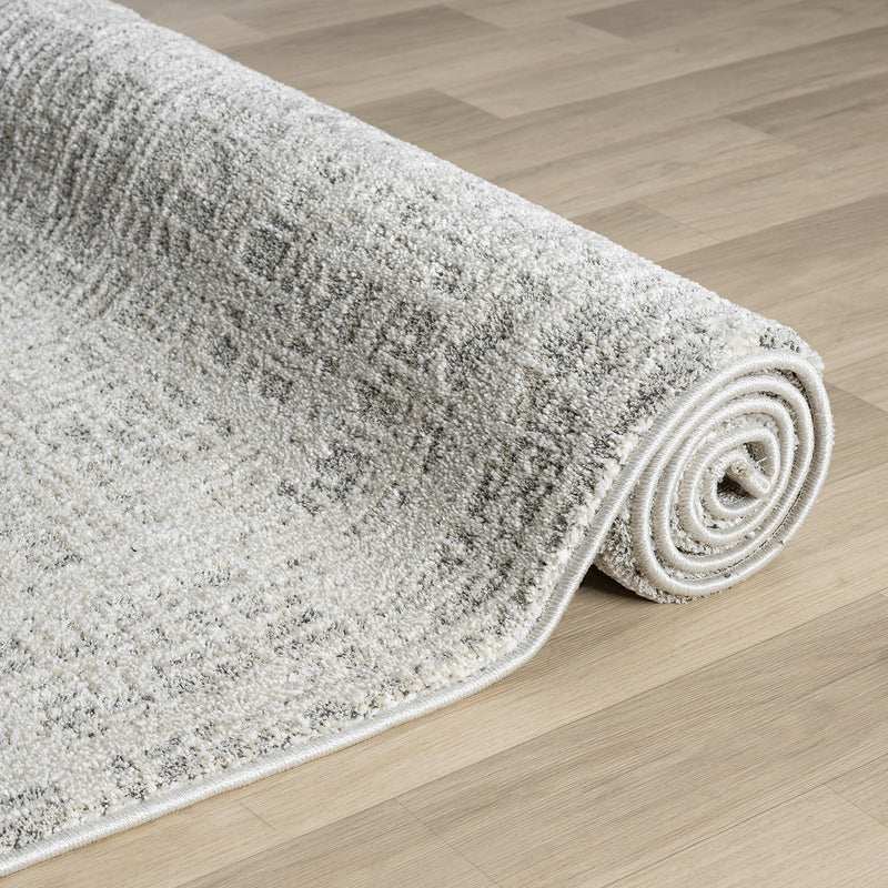 Mother Earth Linen Grey Runner Rug
