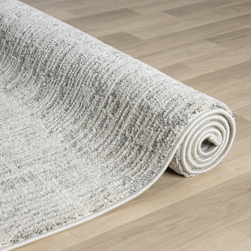 Mother Earth Oyster Grey Runner Rug