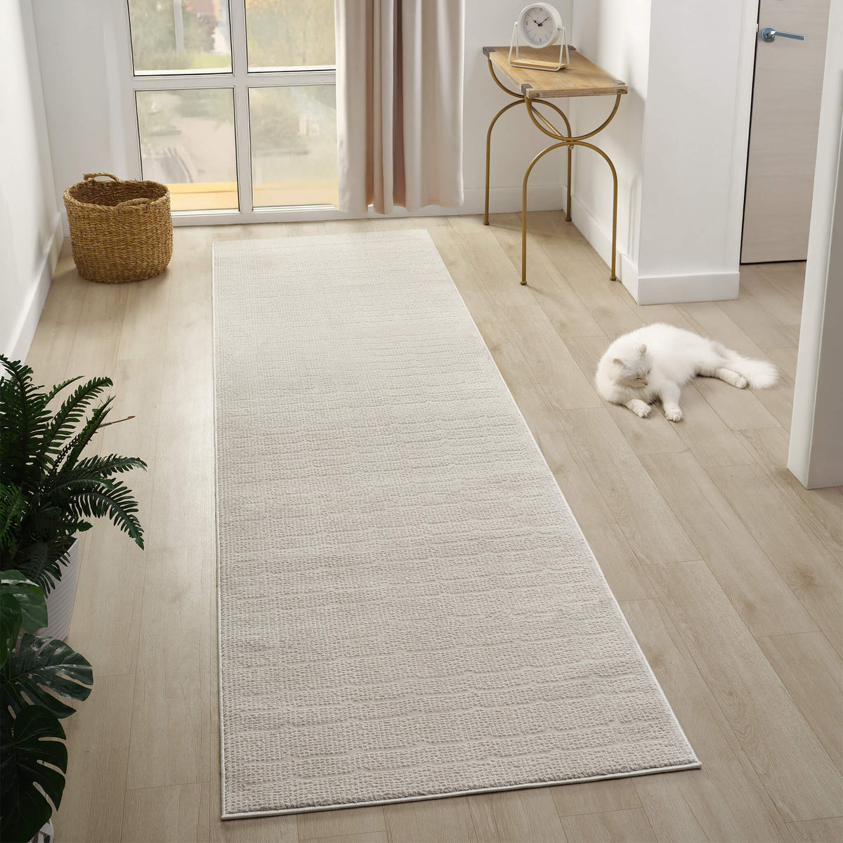 Grand Timeless Pearl Runner Rug — SydneyRugsOnline