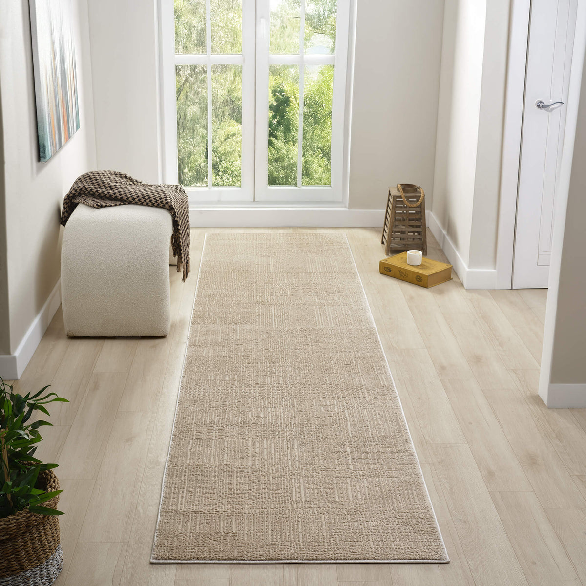 Grand Elegant Fawn Beige Runner Rug — SydneyRugsOnline