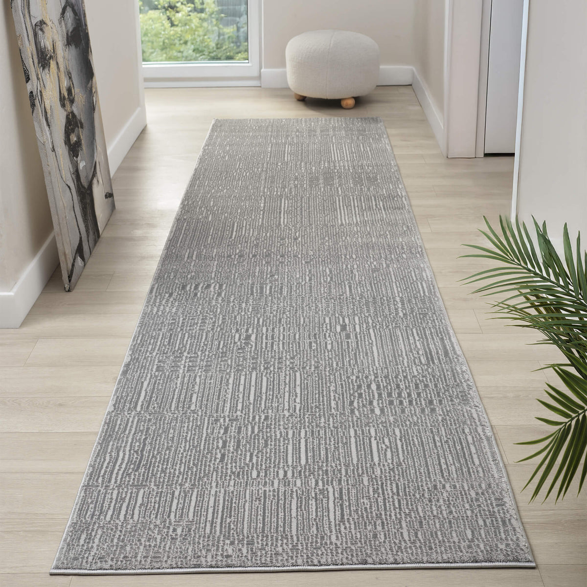 Grand Elegant Slate Grey Runner Rug — SydneyRugsOnline