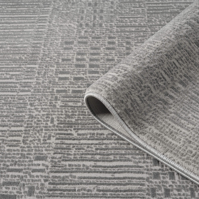 Grand Elegant Slate Grey Runner Rug