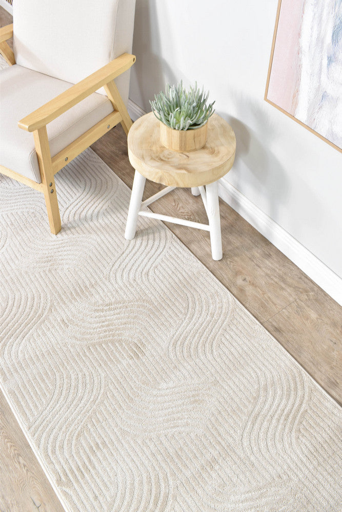 Lakeview Almond Beige Runner Rug