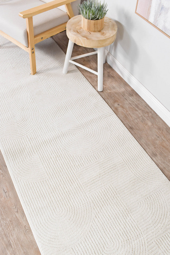 Lakeview Silk Cream Runner Rug
