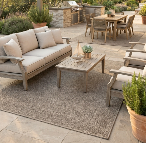 Indoor / Outdoor patio Rug furniture Beige 